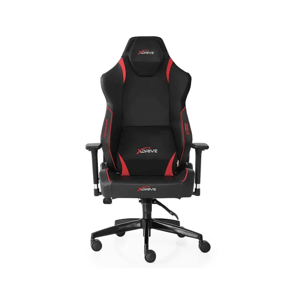Chaise Gamer XDRIVE ANKA EN SIMILI-CUIR–Noir Rouge — Connecto.ma